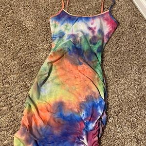 Fitted multicolor dress